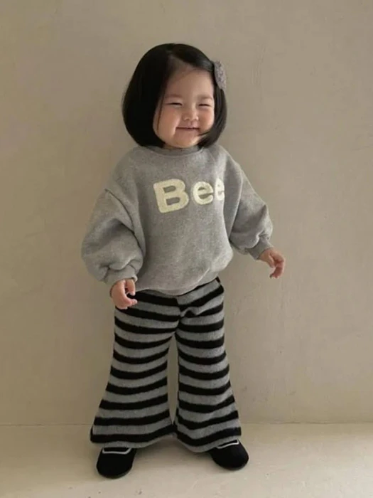 Striped Flare Pants Striped Flare Pants by Guru Guru for Baby - catalog view