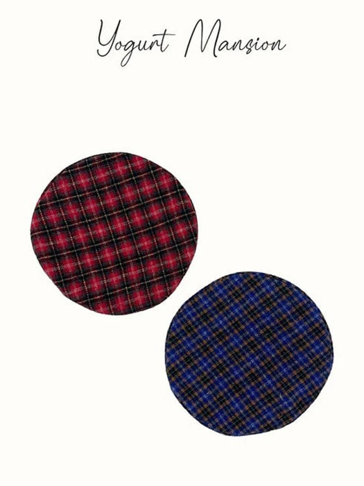 Check Pompom Hat by Yogurt Mansion for Child - catalog view