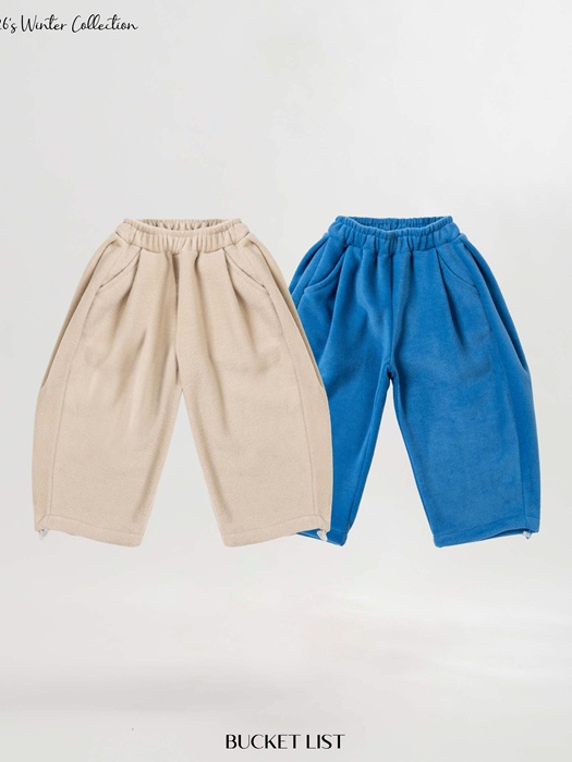 Fleece Curved Pants by Bucket List for Child - catalog view
