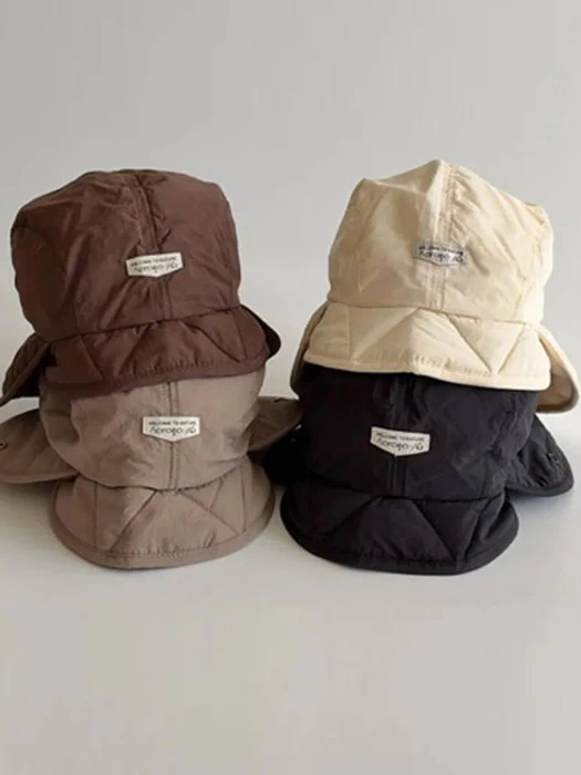 Quilted Earflap Cap Quilted Earflap Cap by Io for Child - catalog view