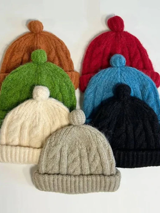 Fluffy Cable Beanie Fluffy Cable Beanie by Io for Child - catalog view