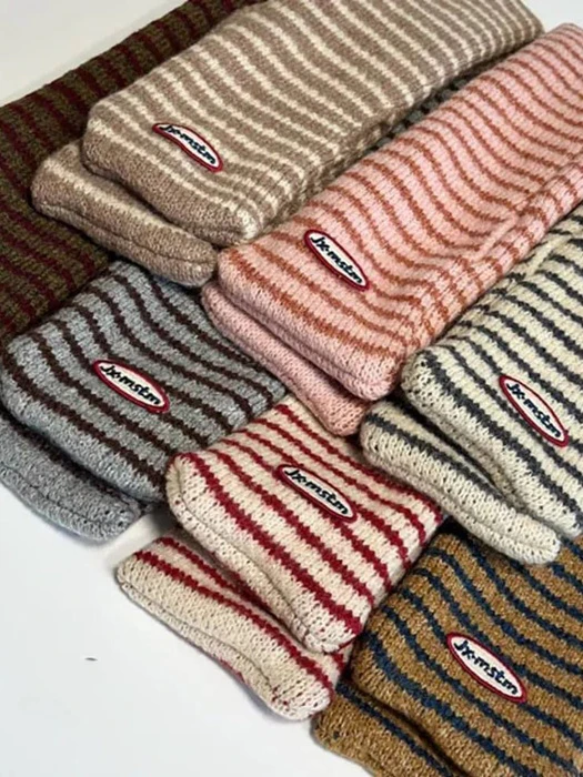 Striped Keyhole Muffler Striped Keyhole Muffler by Io for Child - catalog view