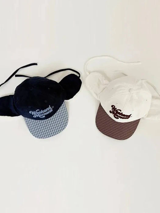 Check Earflap Cap Check Earflap Cap by V Bunny for Child - catalog view