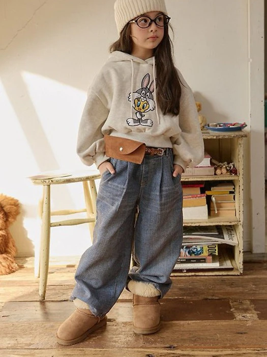 Twill Velvet Denim Pants Twill Velvet Denim Pants by Melikey for Child - catalog view