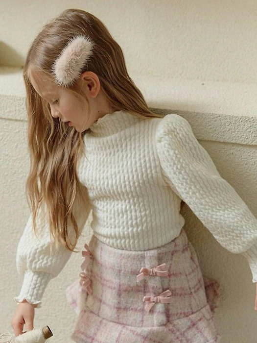 Knit Ribbed Puff Tee Knit Ribbed Puff Tee by Melikey for Child - catalog view