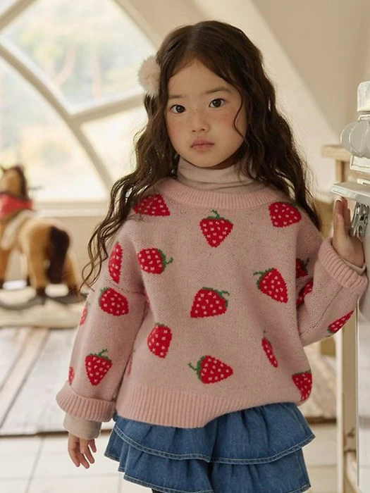 Strawberry Knit Strawberry Knit by Melikey for Child - catalog view