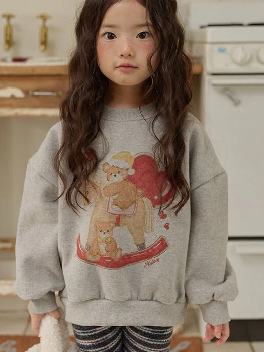 Pony Bear Sweatshirt Pony Bear Sweatshirt by Melikey for Child - catalog view
