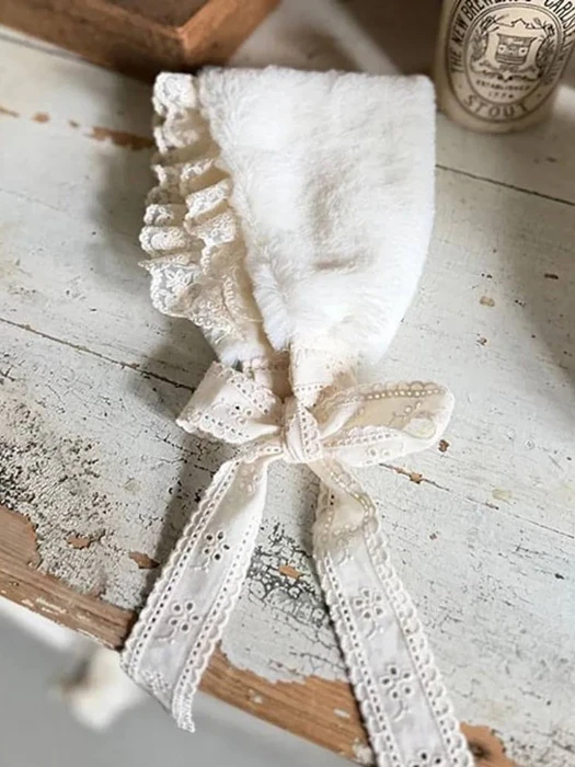Lace Fur Headband Lace Fur Headband by Marron for Baby - catalog view