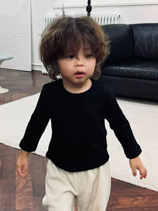 All Day Cotton Ribbed Tee All Day Cotton Ribbed Tee by Mellow for Baby - catalog view