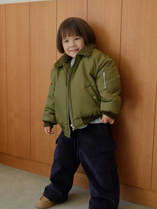 Tumble Fleece Bomber Jacket Tumble Fleece Bomber Jacket by From I for Child - catalog view