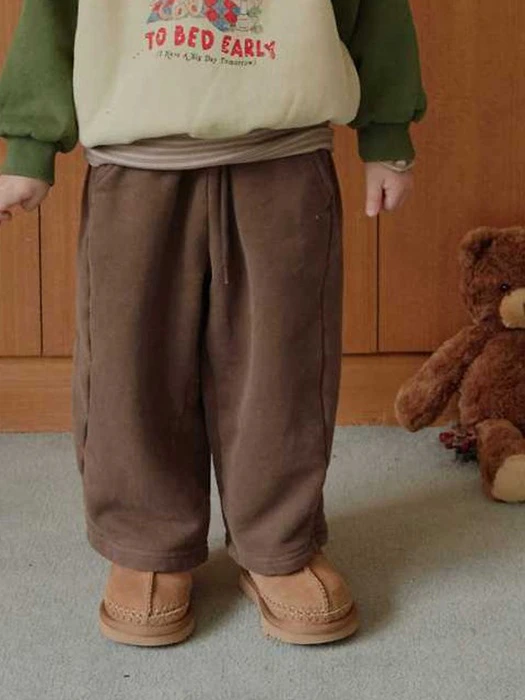 Curved Fleeced Pants Curved Fleeced Pants by From I for Child - catalog view
