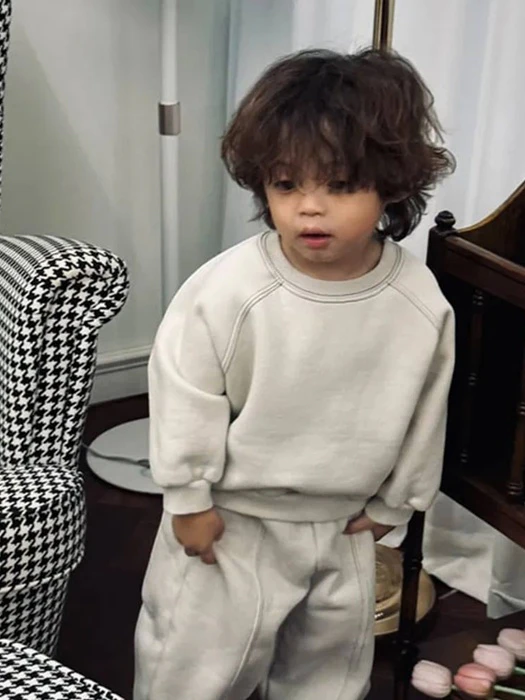 Warm Stitch Raglan Sweatshirt Warm Stitch Raglan Sweatshirt by Mellow for Baby - catalog view