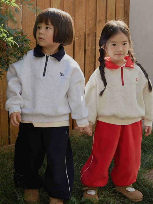 Preppy Half Zip-Up Set Preppy Half Zip-Up Set by From I for Child - catalog view