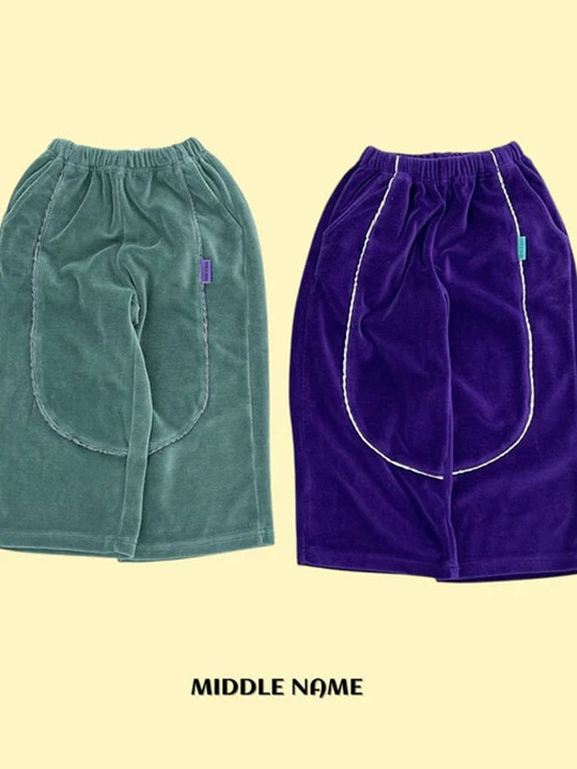 Velour Piping Pants Velour Piping Pants by Middle Name for Child - catalog view