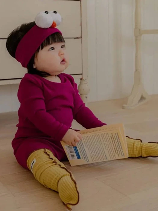Peach Basic Tee Peach Basic Tee by Hahaha for Baby - catalog view