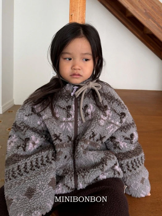 Pile Jacket Pile Jacket by Mini Bongbong for Child - catalog view