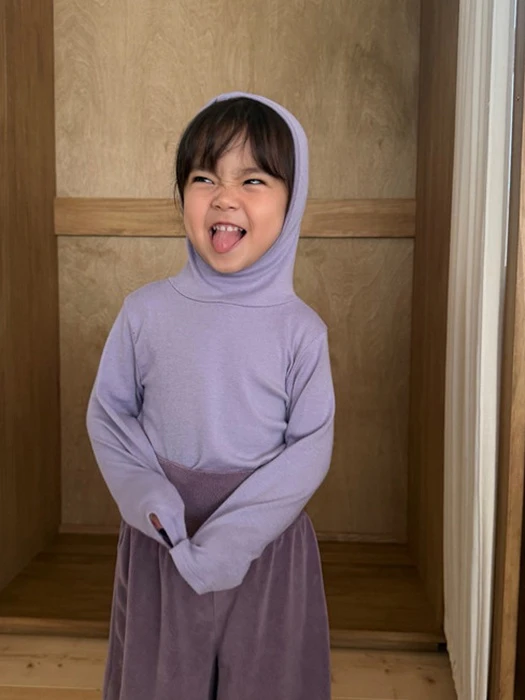 Inner Hooded Tee Inner Hooded Tee by Mini Bongbong for Child - catalog view