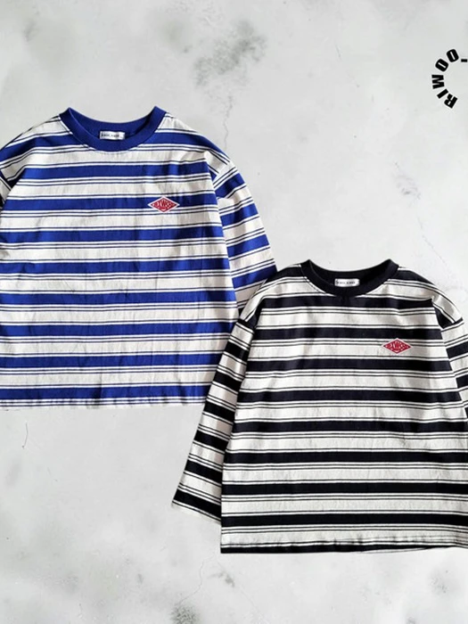 Riwoo Irregular Striped Tee Riwoo Irregular Striped Tee by Riwoo Riwoo for Child - catalog view