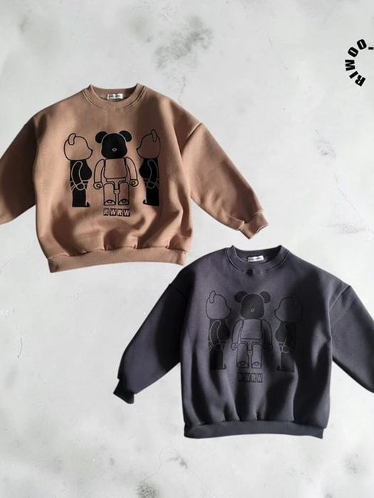 Brick Fleece Sweatshirt Brick Fleece Sweatshirt by Riwoo Riwoo for Child - catalog view