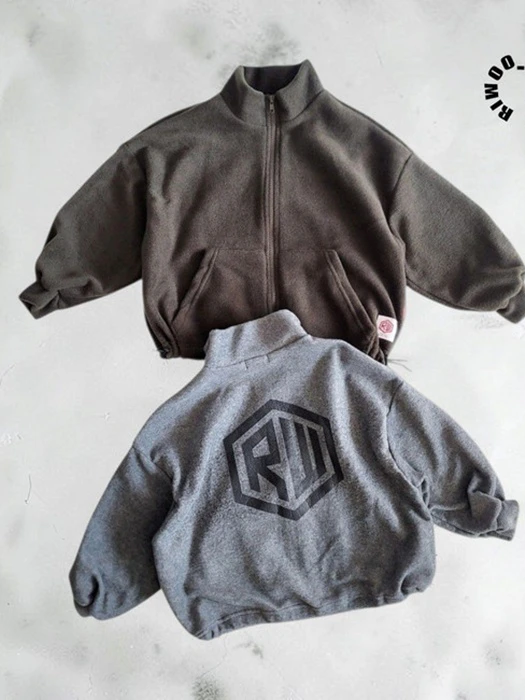 Logo Fleece Zip-Up Logo Fleece Zip-Up by Riwoo Riwoo for Child - catalog view