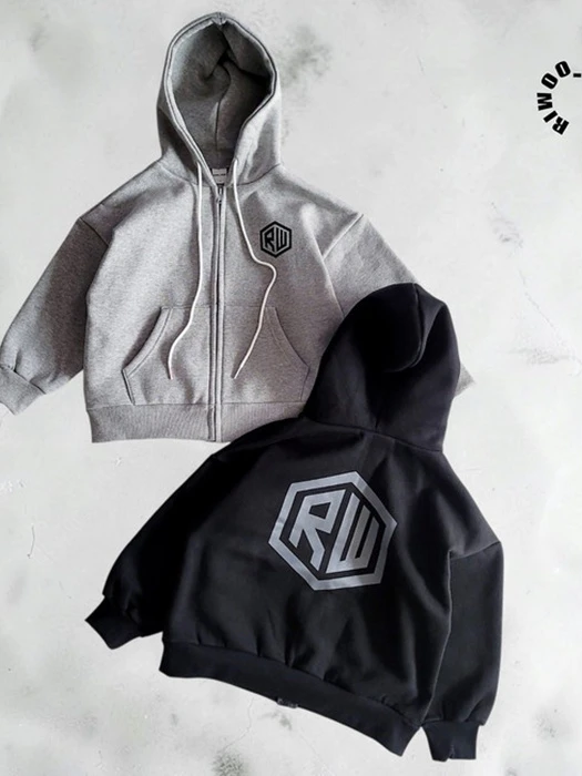 RW Essential Fleece Hooded Zip-Up RW Essential Fleece Hooded Zip-Up by Riwoo Riwoo for Child - catalog view