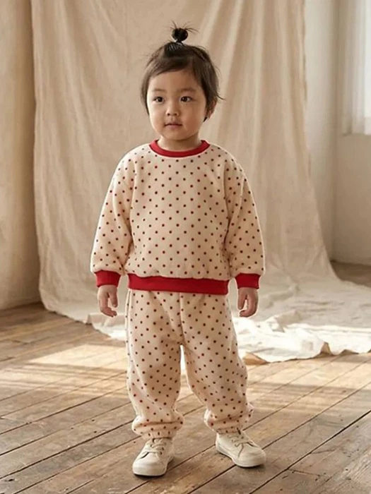 Dot Fleece Pants by Zizibe for Baby - catalog view