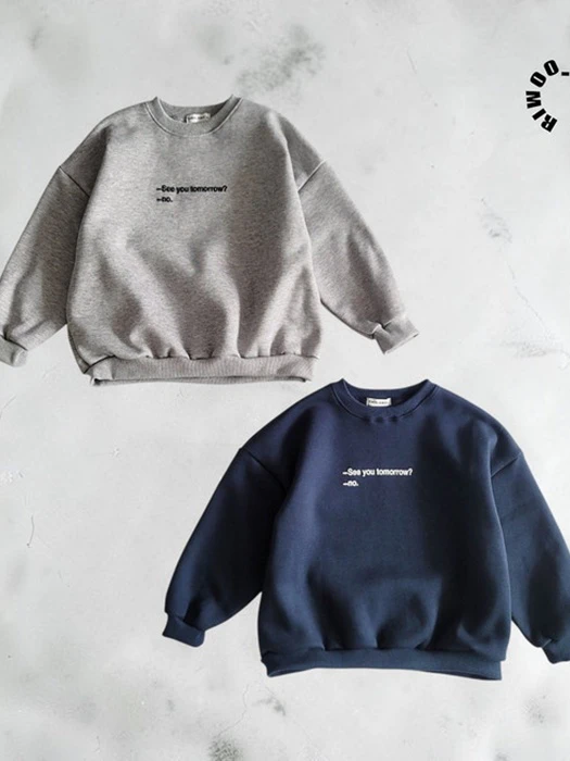 Tomorrow Fleece Sweatshirt Tomorrow Fleece Sweatshirt by Riwoo Riwoo for Child - catalog view