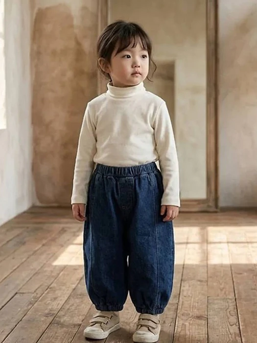 Bonding Jogger Denim Pants by Zizibe for Baby - catalog view