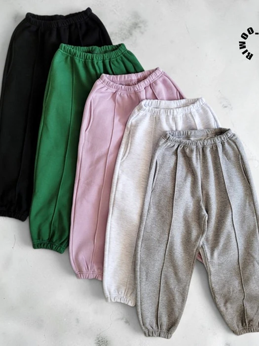 Loose Color Pintuck Jogger Pants Loose Color Pintuck Jogger Pants by Riwoo Riwoo for Child - catalog view