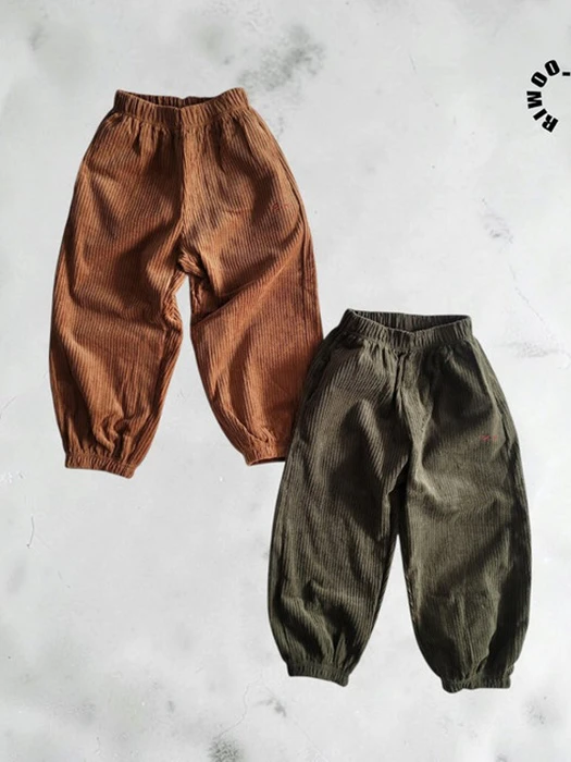 RW Vintage Corduroy Jogger Pants RW Vintage Corduroy Jogger Pants by Riwoo Riwoo for Child - catalog view