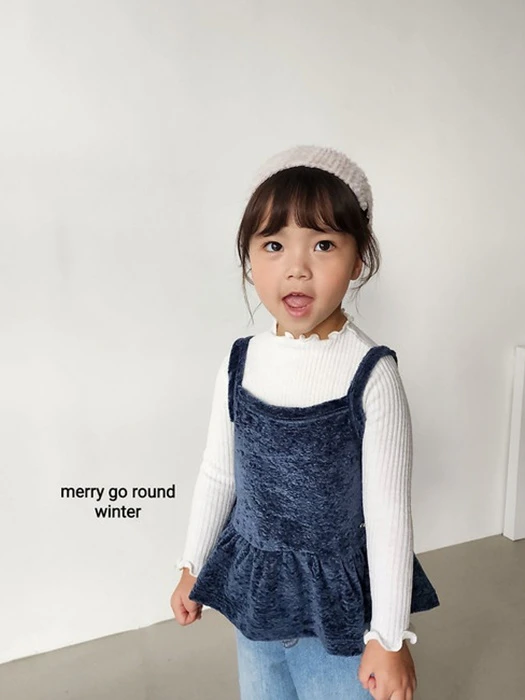 Ribbed Lettuce Edge Tee Ribbed Lettuce Edge Tee by Merry Go Round for Child - catalog view