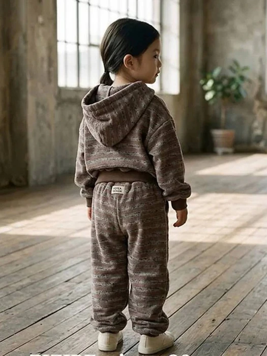 Striped Fleece Pants by Zizibe for Baby - catalog view