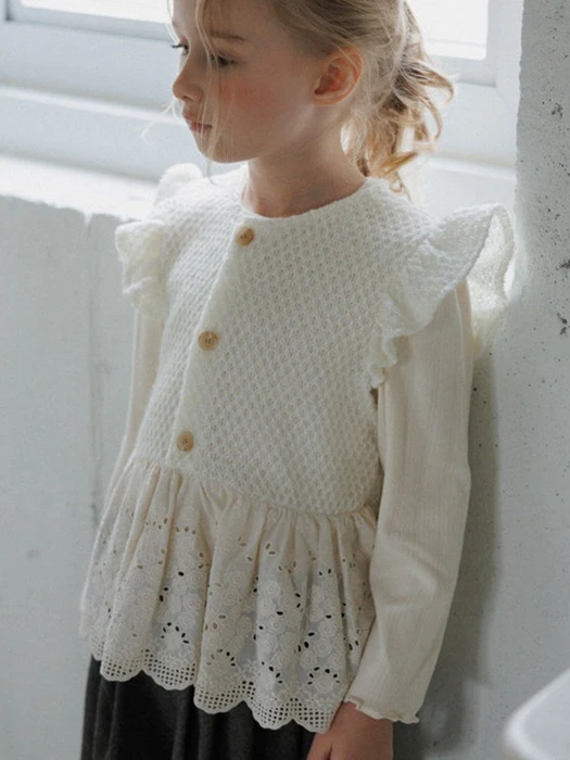 Vivian Knit Vest Vivian Knit Vest by Perrobebe for Child - catalog view