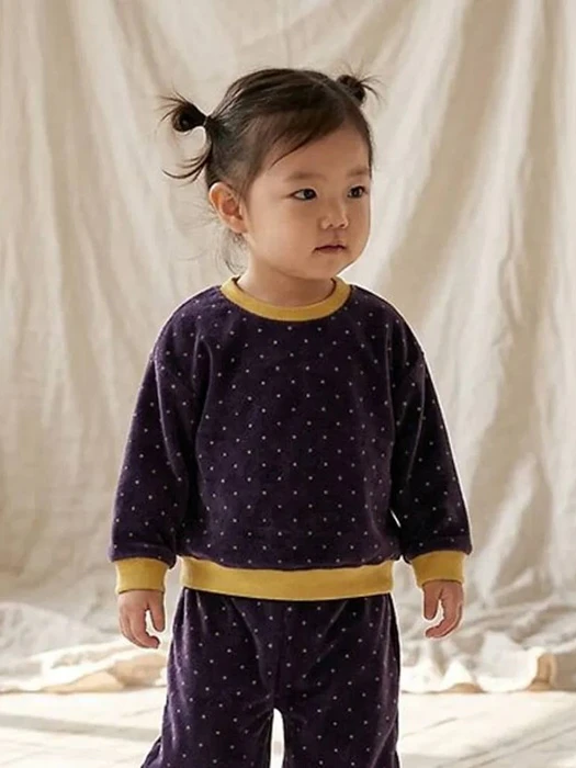 Dot Fleece Tee by Zizibe for Baby - catalog view