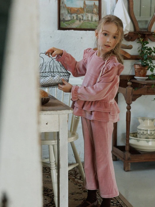 Alena Ribbed Set Alena Ribbed Set by Perrobebe for Child - catalog view