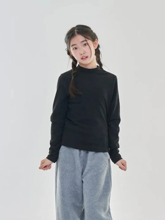 Ribbed Half Turtleneck Tee Ribbed Half Turtleneck Tee by Blueteen for Child - catalog view