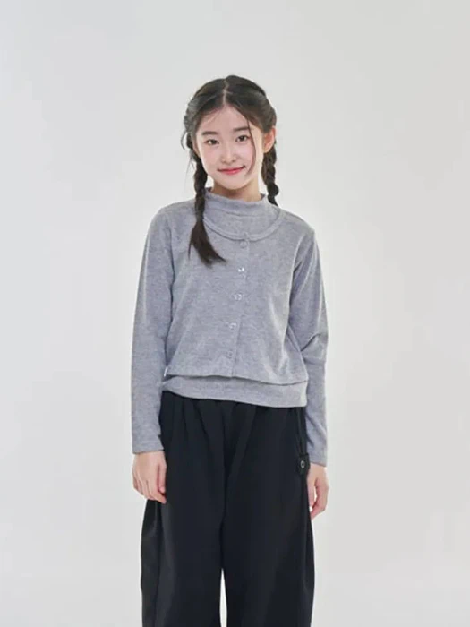 Fleece Cardigan Tee Fleece Cardigan Tee by Blueteen for Child - catalog view