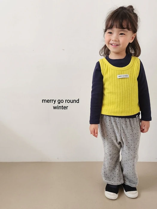 Cozy Dot Bootcut Pants by Merry Go Round for Child - catalog view