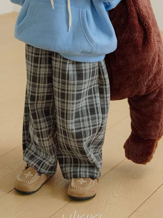 Wool Check Pants by Hikiki for Child - catalog view