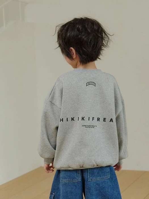 Hey Haki Sweatshirt Hey Haki Sweatshirt by Hikiki for Child - catalog view