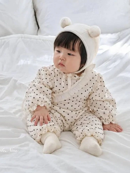 Dot Frill Suit Dot Frill Suit by Bebe Nine for Baby - catalog view