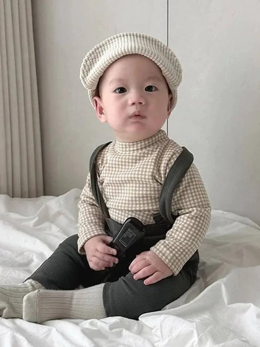 Bebe Check Tee by Nunubiel for Baby - catalog view