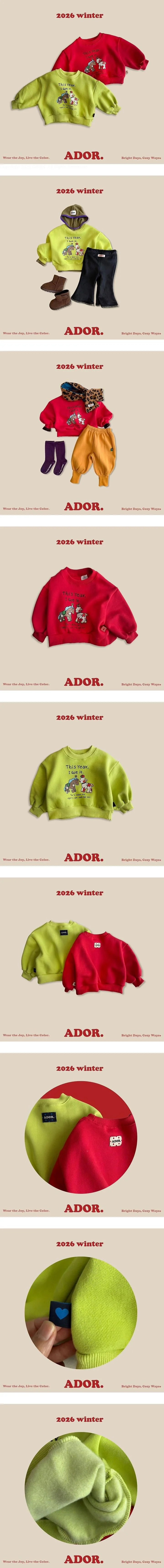 Star Animal Sweatshirt by Ador for Baby - view 1