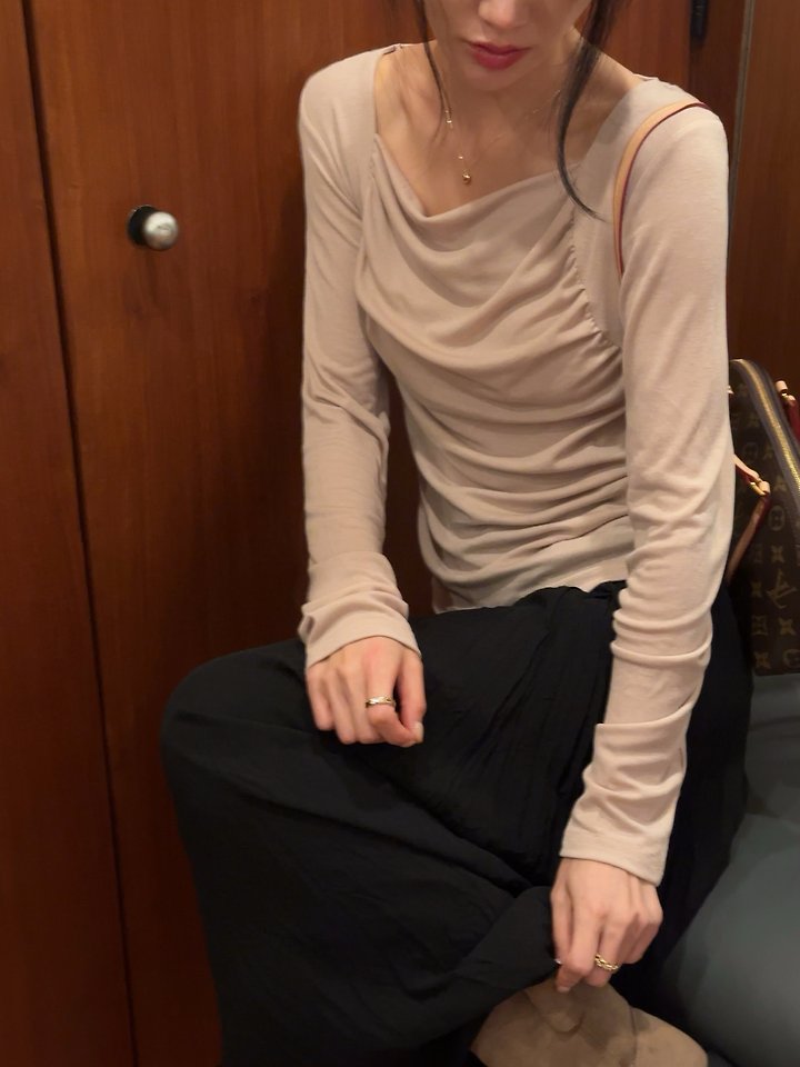 Bolero Shirring Tee by Afarrier for Women - view 9