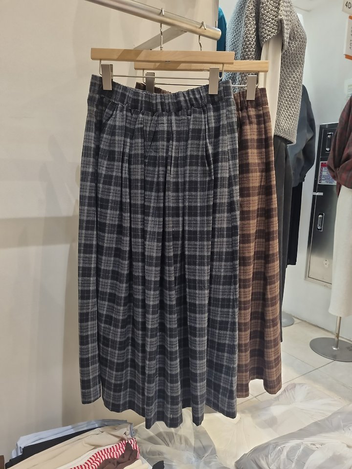 Check Mauve Skirt by Allu for Women - view 2
