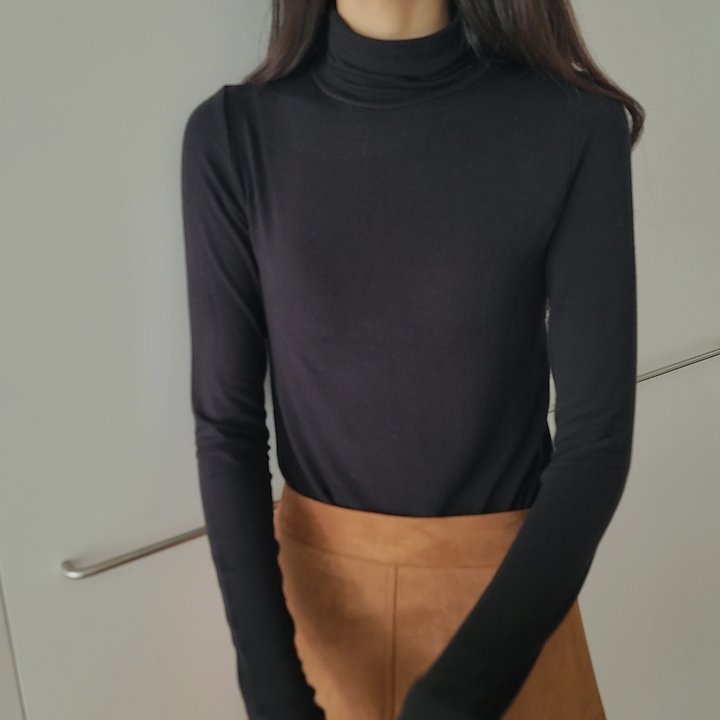 Wool Turtleneck Tee by Allu for Women - view 1
