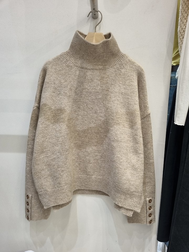 Button Turtleneck Knit by Allu for Women - view 5