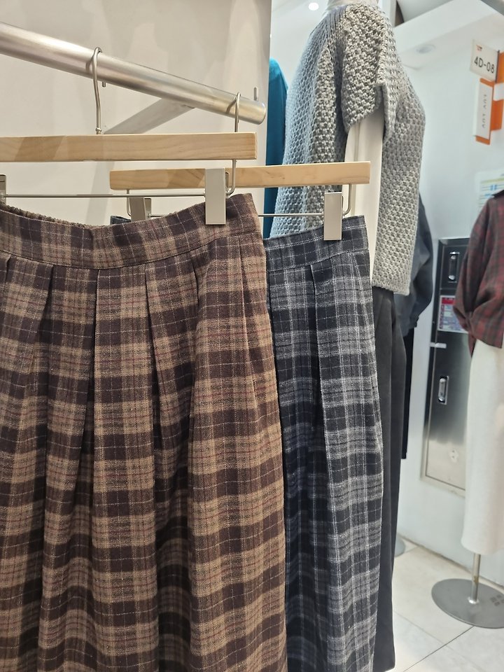 Check Mauve Skirt by Allu for Women - view 1