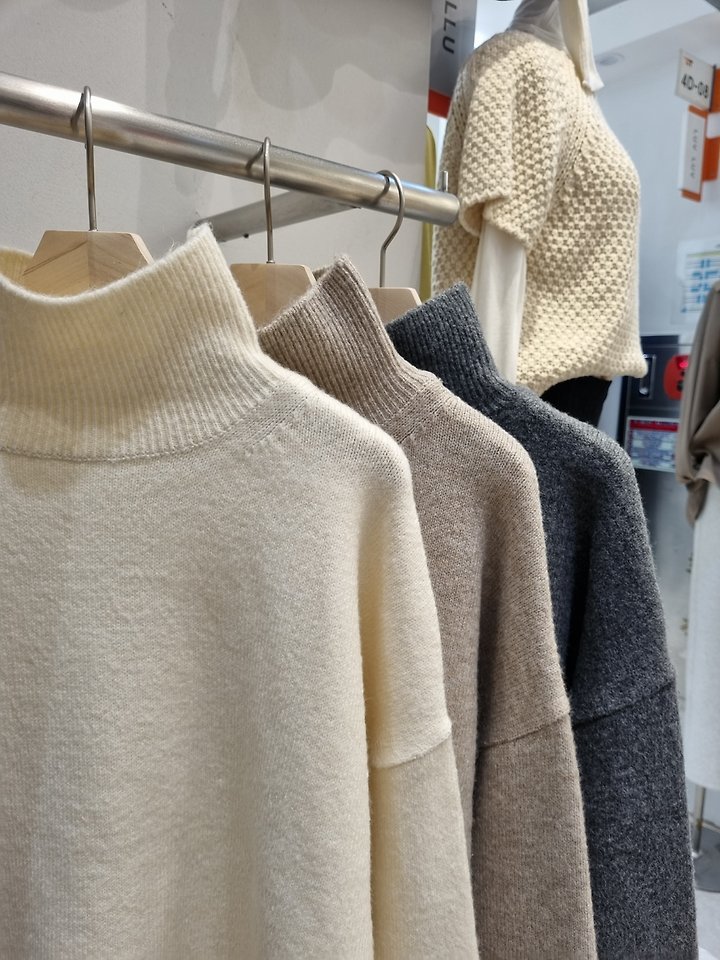 Button Turtleneck Knit by Allu for Women - view 2