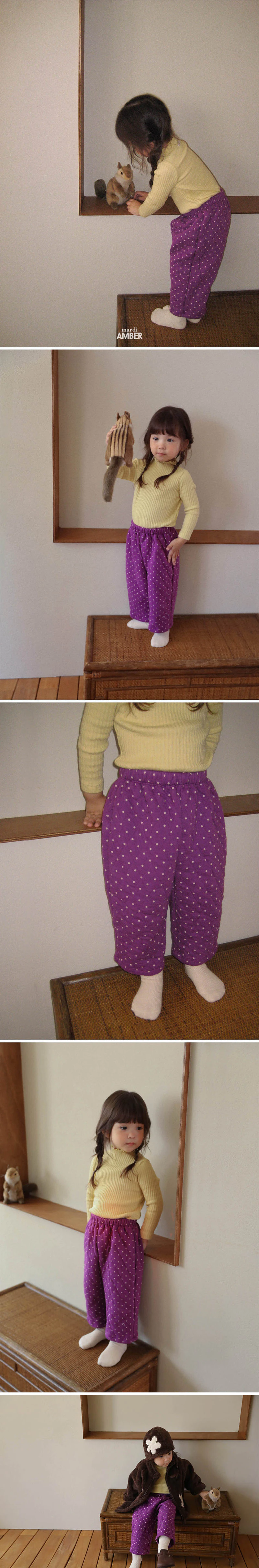 Dot Quilted Pants by Amber for Child - view 2